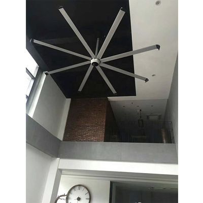 Ventilateur de plafond d'entrepôt de 1500w 220v 12ft 10ft 20ft 18ft 16ft avec volume d'air de 800m3/h