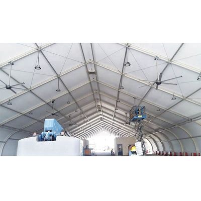 Ventilateur de plafond d'entrepôt de 1500w 220v 12ft 10ft 20ft 18ft 16ft avec volume d'air de 800m3/h