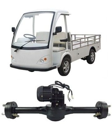 Capacité de charge de 400 kg Véhicule électrique à trois roues avec système de conduite BLDC