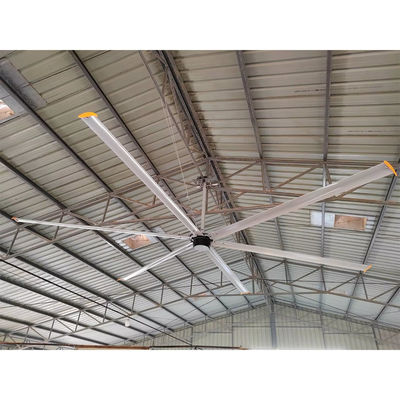 220V 1500w 12ft 14ft 16ft Industrie sans balai AC HVLS refroidissement du plafond Bldc PMSM moteur de ventilateur