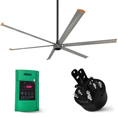 220V 750W aimant permanent synchrone AC HVLS refroidissement du plafond BLDC PMSM moteur de ventilateur