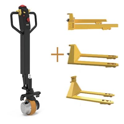 AMTHI élévateur à fourche électrique avec 80 mm Min. Hauteur de levage et vitesse de roue de conduite en douceur
