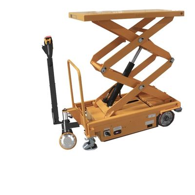AMTHI élévateur à fourche électrique avec 80 mm Min. Hauteur de levage et vitesse de roue de conduite en douceur