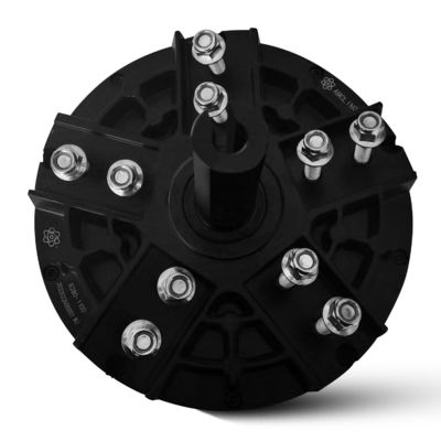 IE 1 Moteur PMSM à 3 phases de 1100w d'efficacité pour ventilateur de plafond BLDC HVLS industriel de grande taille