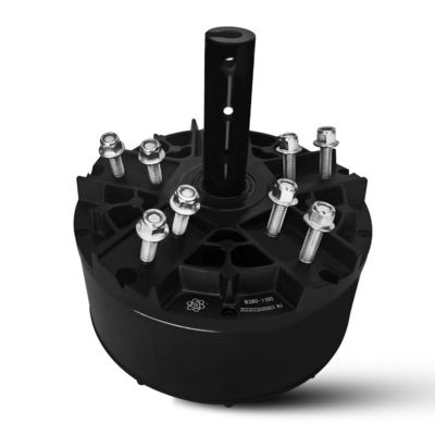 IE 1 Moteur PMSM à 3 phases de 1100w d'efficacité pour ventilateur de plafond BLDC HVLS industriel de grande taille