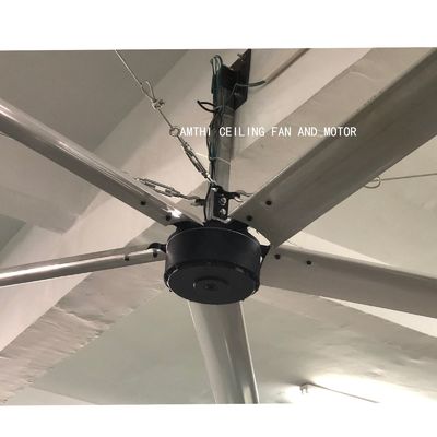 Puissant 1.5kw induction HVLS bldc moteur de ventilateur pour 10ft 12ft 16ft 18ft grand atelier de vent