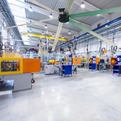 Moteur de ventilateur de refroidissement BLDC silencieux et puissant de 24 pieds 1500W pour ventilateur de plafond HVLS industriel