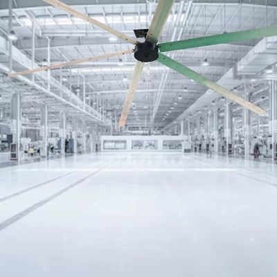 Moteur de ventilateur de refroidissement BLDC silencieux et puissant de 24 pieds 1500W pour ventilateur de plafond HVLS industriel