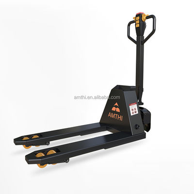 Camion élévateur de 1 tonne roues Nylon PU Power Souce DC MOTOR AMTHI Ciseaux Camion élévateur de palettes