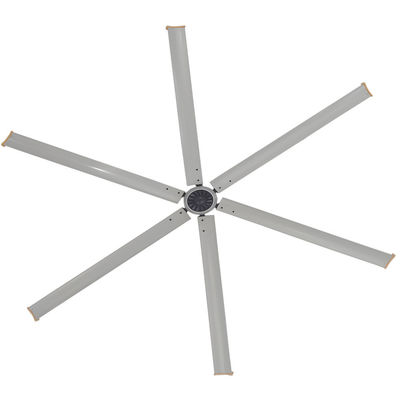 I Faisceau d'acier monté industriel à 6 lames grand ventilateur de plafond BLDC HVLS moteur 24 pieds 7,3 m