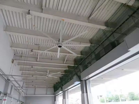 AMCLING ventilateur à débit axial 220V 380V 1500W magnétique permanent ventilateur de plafond HVLS synchrone