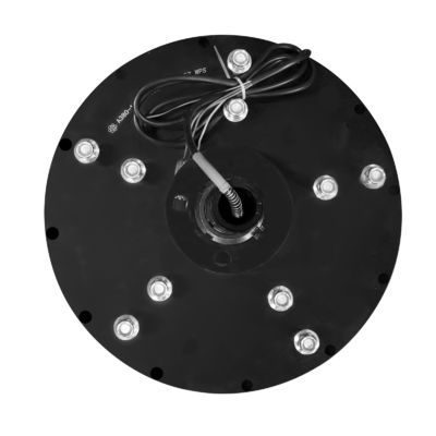 AMCLING moteur à courant alternatif sans balai à aimant permanent commercial ventilateur HVLS de 24 pieds avec longue longueur 3-8M