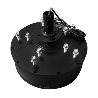 AMCLING moteur à courant alternatif sans balai à aimant permanent commercial ventilateur HVLS de 24 pieds avec longue longueur 3-8M