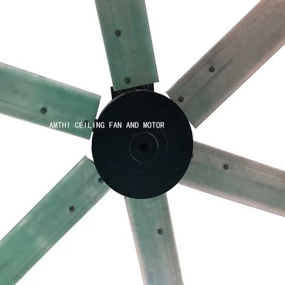 800 m3/h Volume d'air PMDC HVLS Ventilateur-inverseur avec puissance de 0,75 kW et convertisseur à trois phases