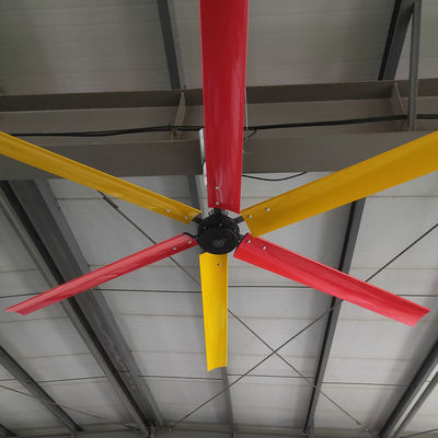 Malaisie Technologie 24FT/20FT Grands ventilateurs de plafond avec un grand débit d'air et une longueur de ventilateur de 3 à 8 M
