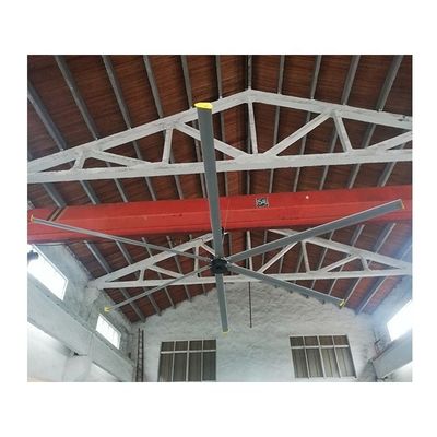 Amcling Hvls Industrial 24 pieds géant électrique BLDC ventilateur de plafond moteur phase unique phase